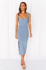 From Zero Midi Dress Ocean Blue