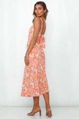 Future Dreams Midi Dress Peach