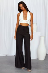 Groove All Night Crop White