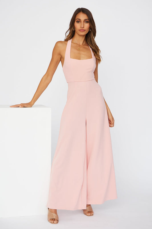 Sweet Home Jumpsuit Blush