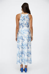 THE FIFTH LABEL Renaissance Midi Dress Blue