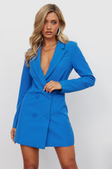 RUNWAY Mena Blazer Dress Blue