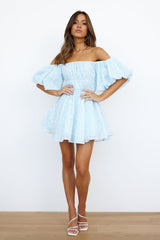 Flirty and Fun Dress Blue