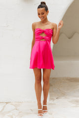 RUNAWAY Mich Mini Dress Fuchsia