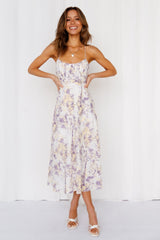 Flow With It Midi Dress Purple