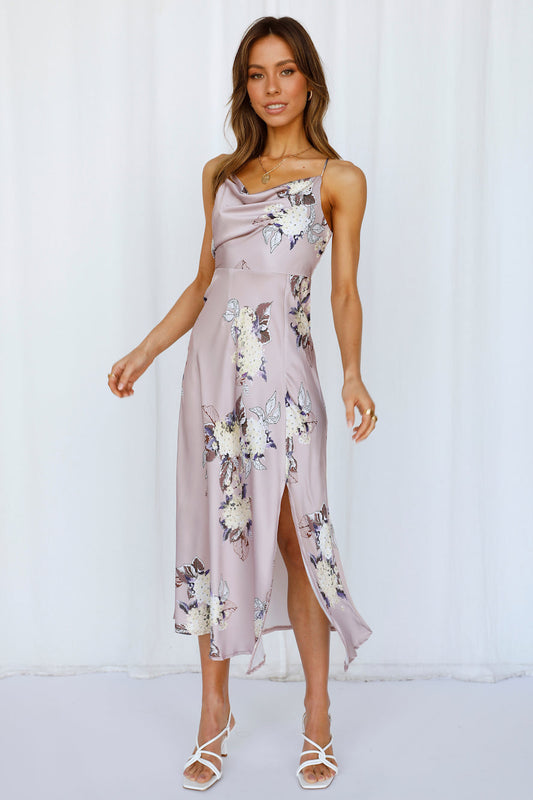 Marigold Theatre Midi Dress Pink