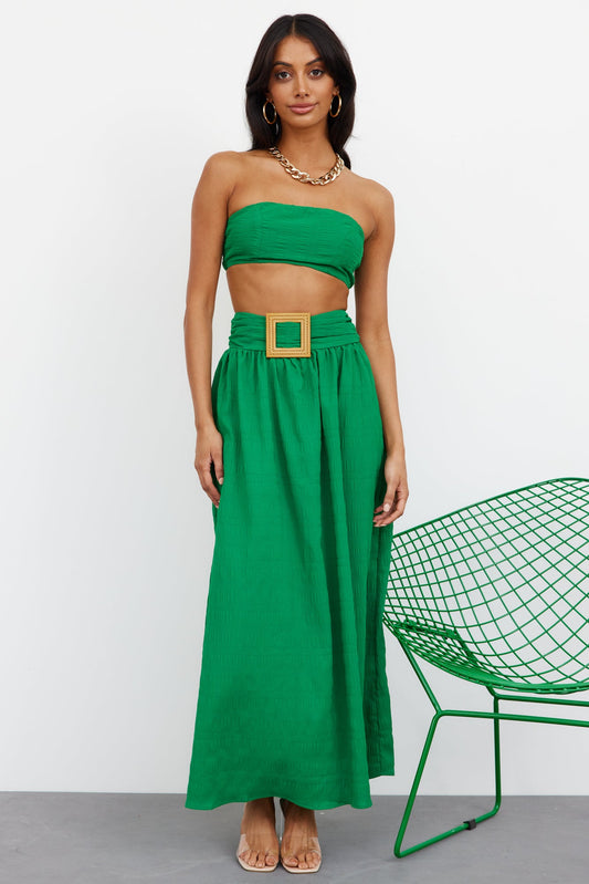 Iconic Revival Crop Green