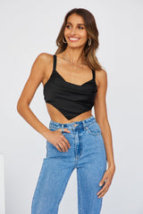 Love This Gem Crop Black