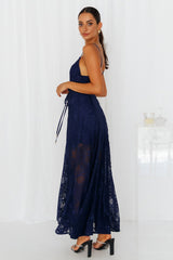 Girls In Spain Maxi Dress Navy