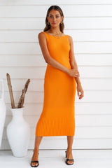 Tanked Beaches Maxi Dress Orange