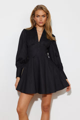 Sensitive Heart Dress Black