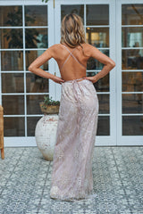 Olympia Maxi Dress Champagne