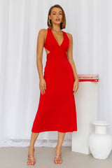 Boss B Midi Dress Red