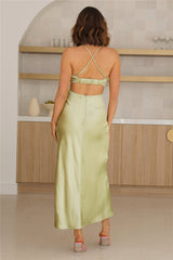 Grandest Entrance Maxi Dress Green