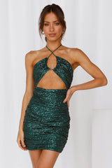 Shining Star Dress Emerald