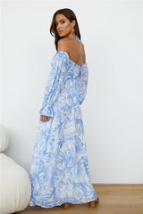 SEVEN WONDERS Dharma Maxi Dress Blue