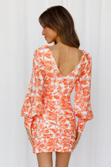 Over The Horizons Dress Orange