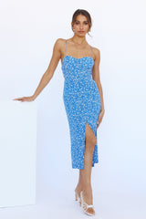 Summer Sweetness Midi Dress Blue