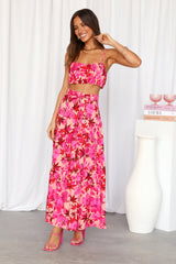 Martini Dreamin Maxi Skirt Floral