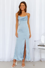 Golden Thoughts Maxi Dress Blue