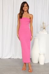 Hot Blooded Maxi Dress Hot Pink