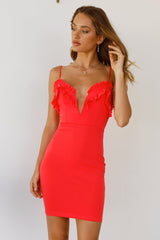 Frilly Babe Dress Tangerine