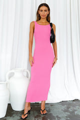 Maddison Midi Dress Pink