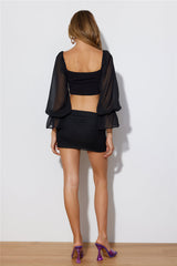 Style Match Crop Top BLACK