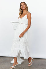 Catch Me By The Sea Maxi Dress White