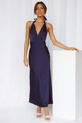 Mine All Night Maxi Dress Navy