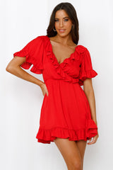 Getting Attached Dress Red