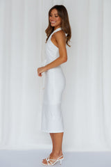 TV On The Weekend Midi Dress White