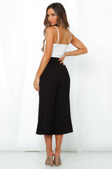 Slip Away Culottes Black