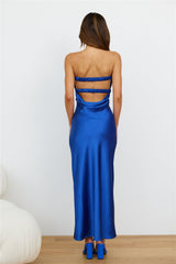 Curious Heart Maxi Dress Royal Blue