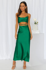 Made Love Midi Dress Green