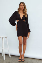 Reach For It Dress Black