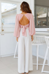 Night Train Crop Top Blush