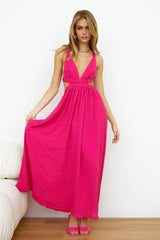 Wholesome Life Midi Dress Pink