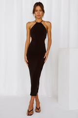 Be My Copycat Midi Dress Black