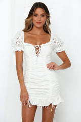 Saved By The Bell Dress White