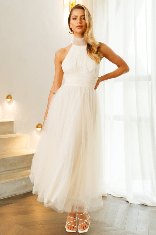 Tangled Up Maxi Dress Ivory