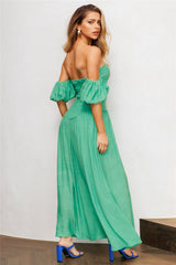 Nightly Dates Midi Dress Green