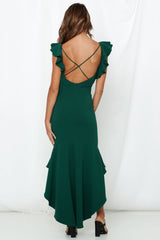 The Hills Maxi Dress Forest Green