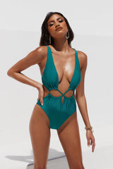 HELLO MOLLY Soleil Swimsuit Dark Green