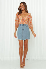 Bambi Crop Top Orange