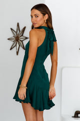 Looking Cute Dress Forest Green