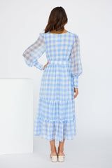 Time Of Fairytales Midi Dress Blue