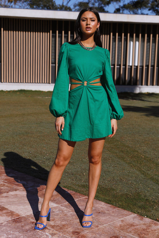 Hottest Tea Dress Green