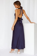 Mine All Night Maxi Dress Navy