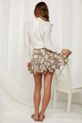 Wild Instinct Mini Skirt Champagne